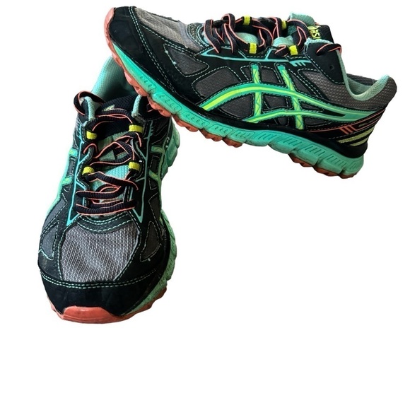 Asics Shoes - Asics Womens Gel Scram 2 T3G7Q Gray Running Shoes Sneakers Size 6